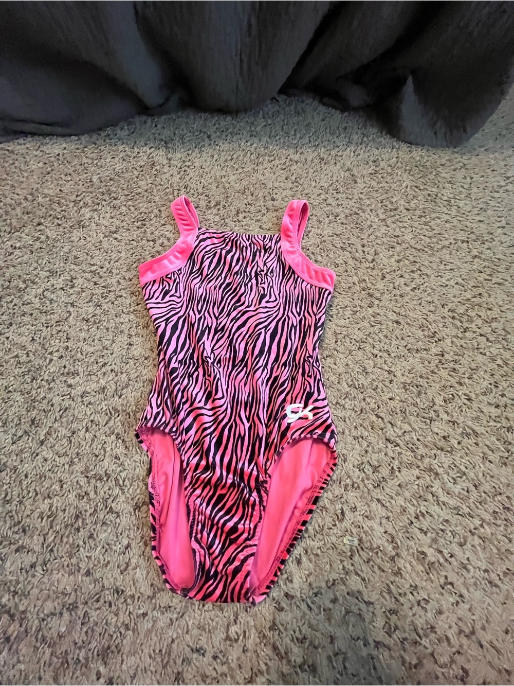 GK Hot Pink Athletic Leotard Piece